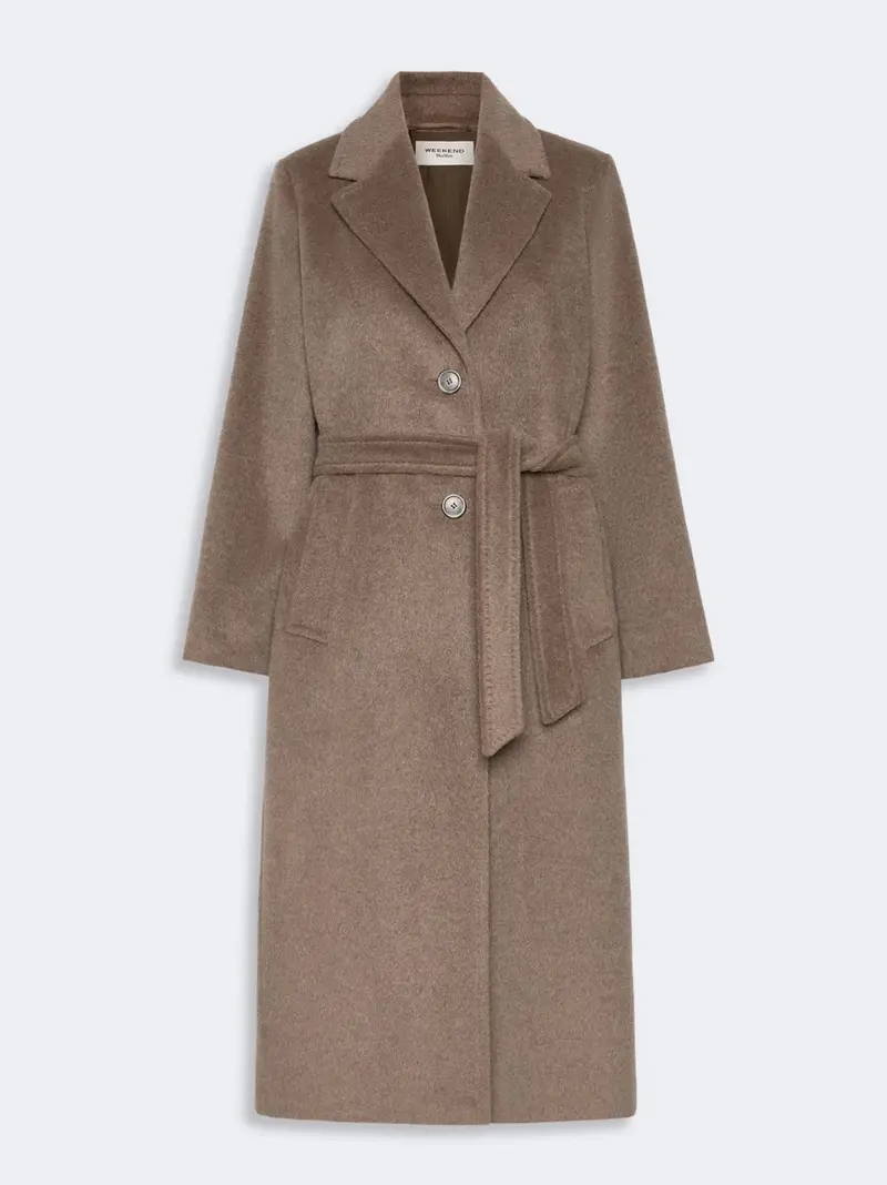 cappotto monopetto orsetto e  alpaca