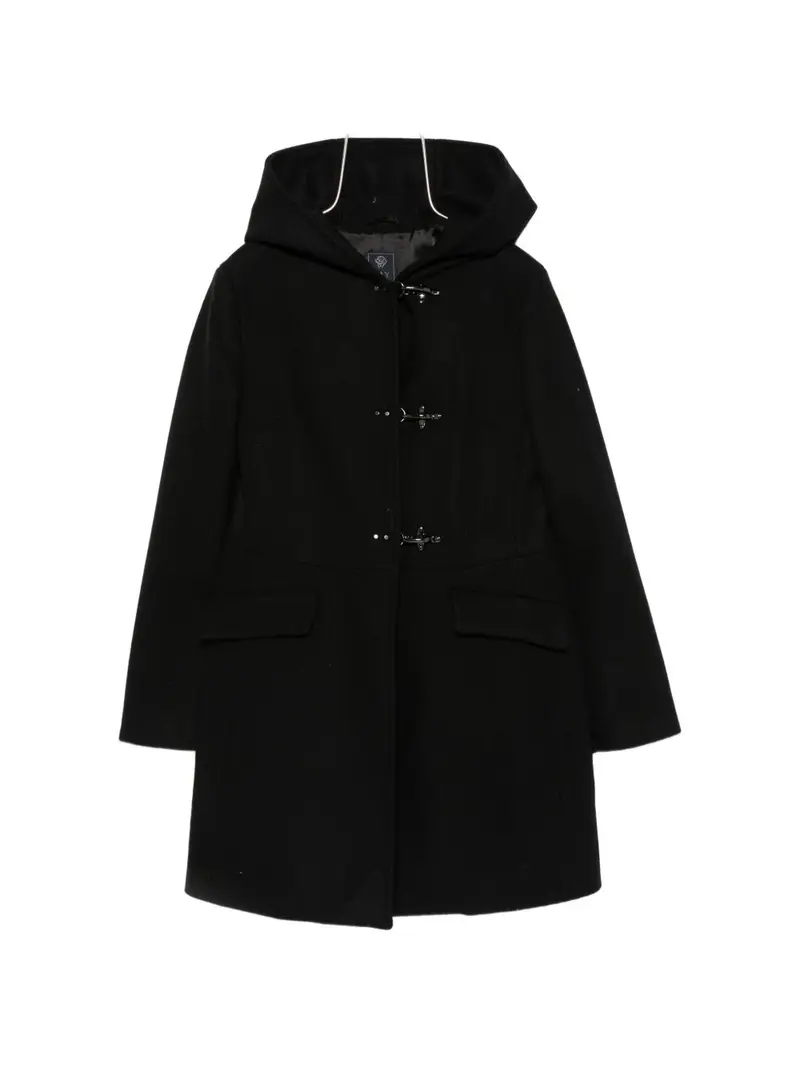 Cappotto nero per bambina