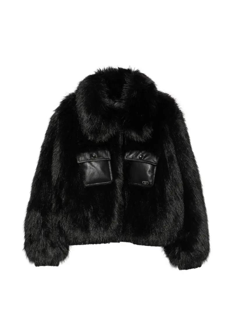 Cappotto nero per bambina