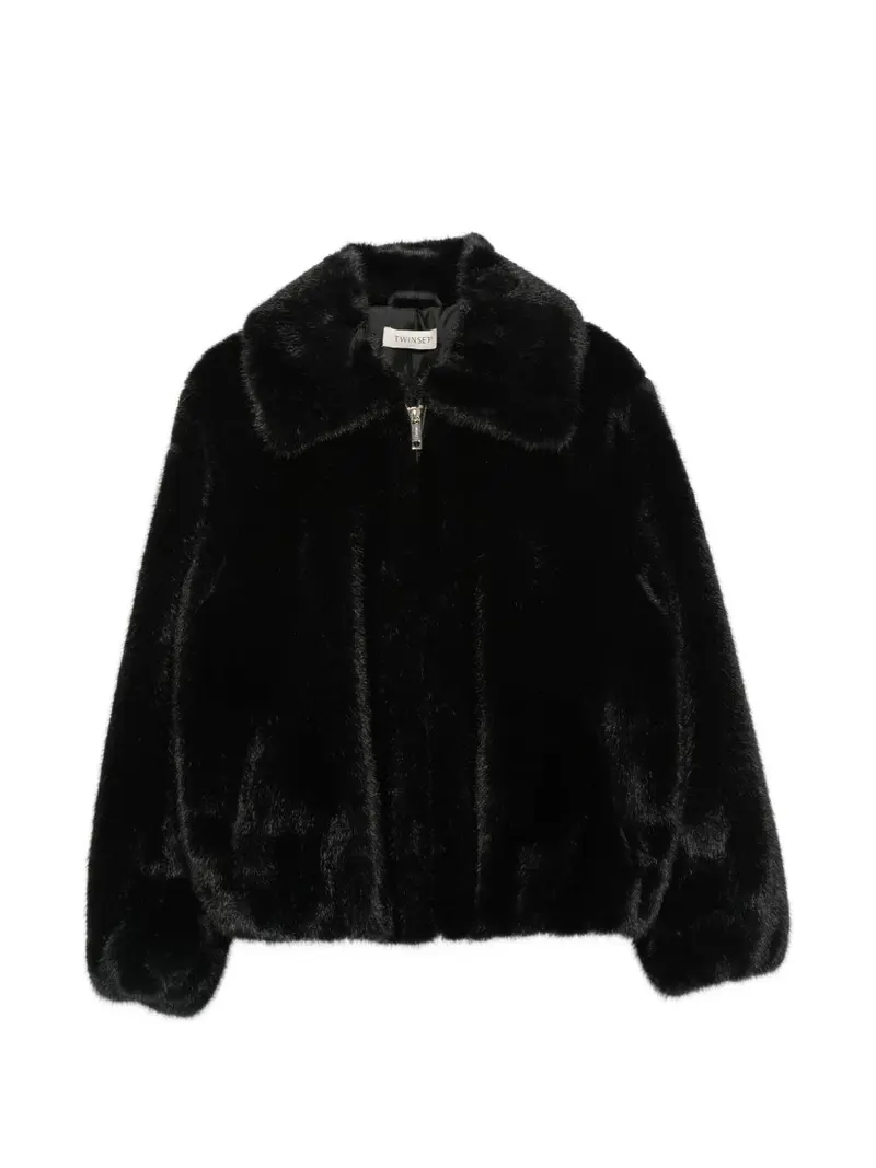 Cappotto nero per bambina