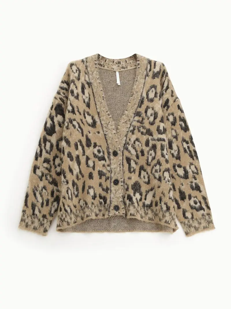 cardigan animalier