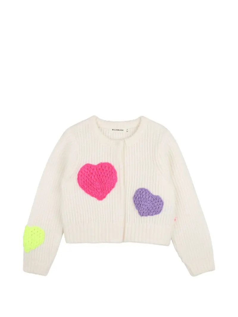 Cardigan avorio/multicolor per bambina