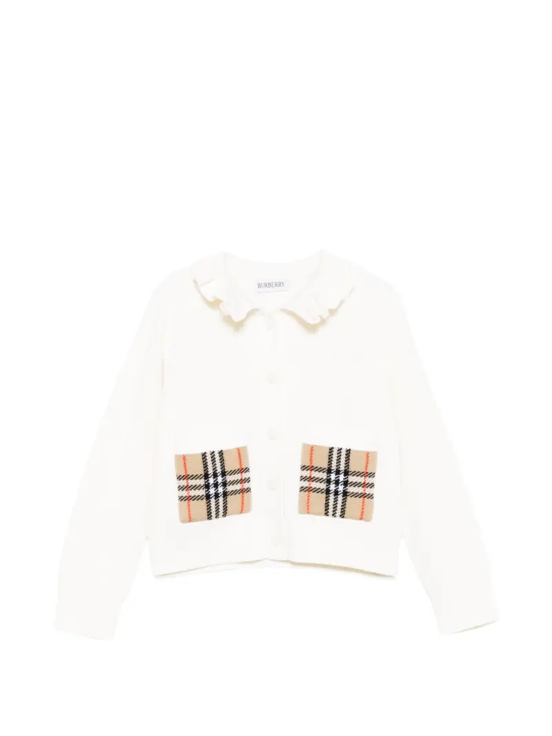 Cardigan avorio per bambina