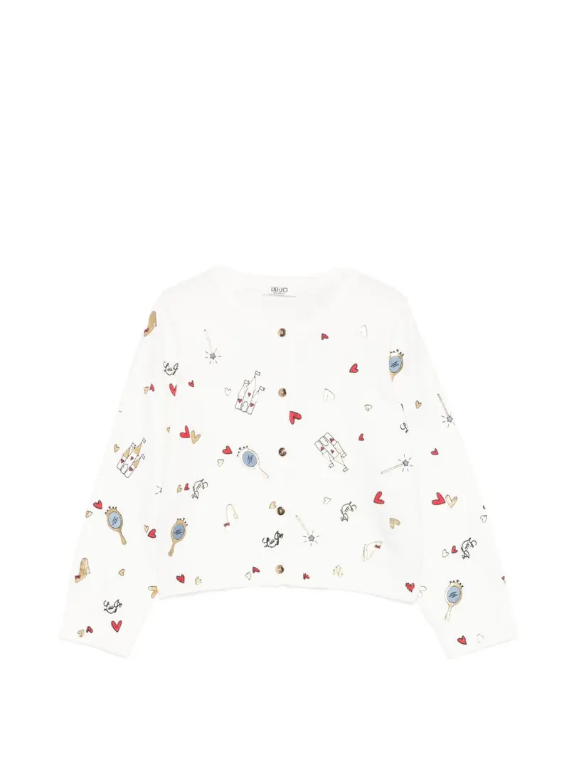 Cardigan bianca per bambina