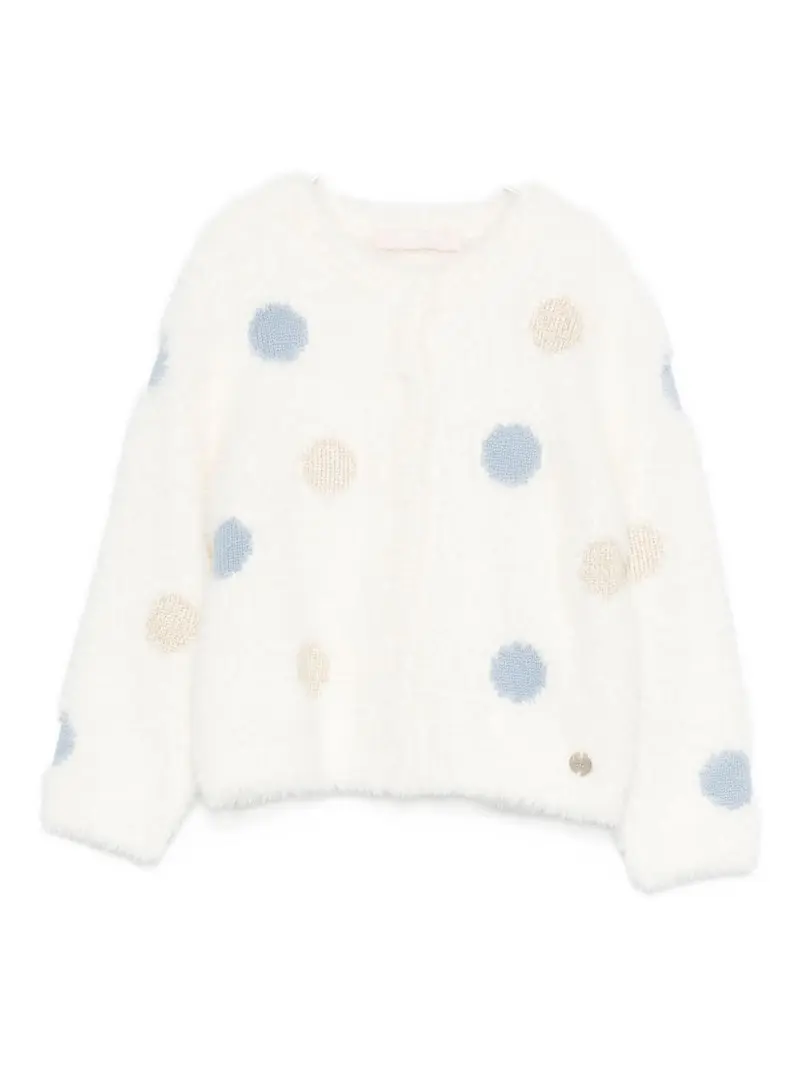 Cardigan bianco per neonata