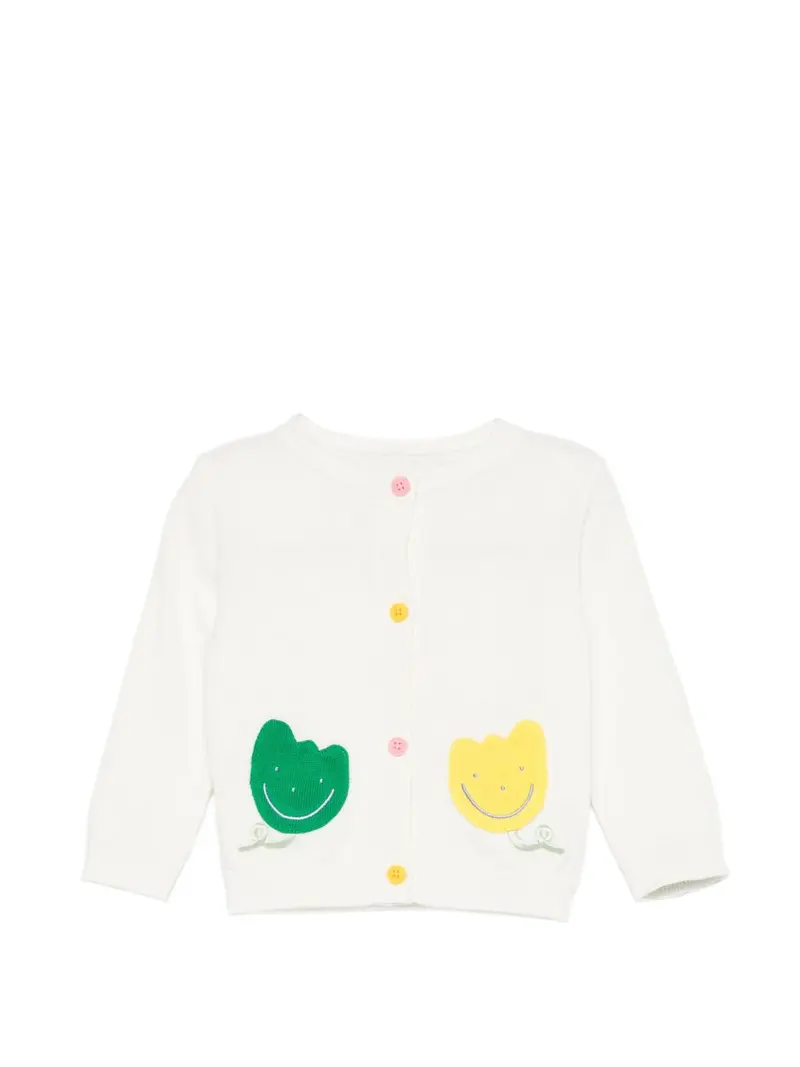 Cardigan bianco per neonata