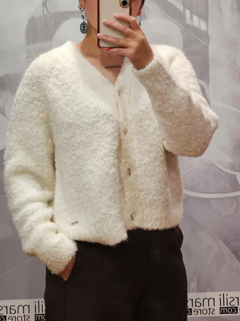 cardigan boucle