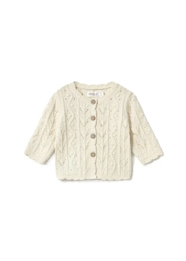 Cardigan ceramica per neonata