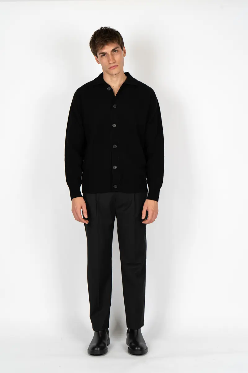Cardigan con colletto