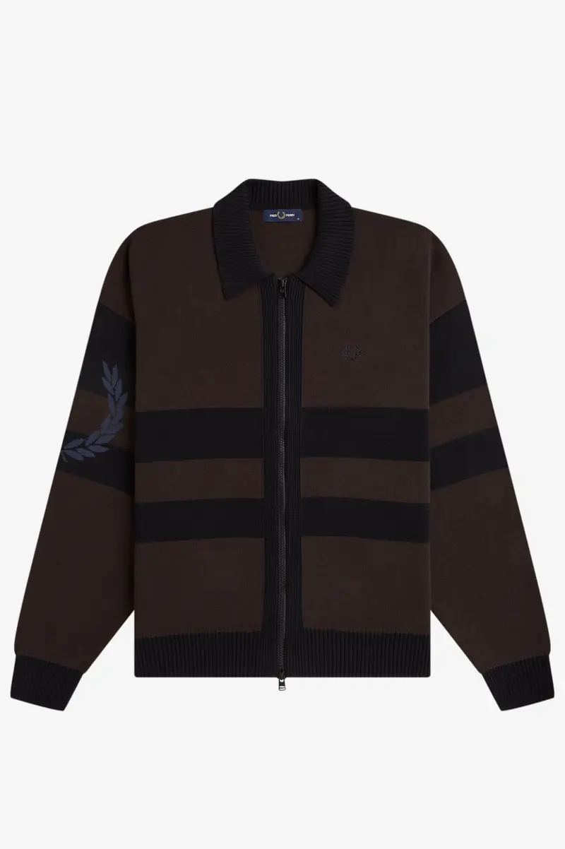 Cardigan con zip intera