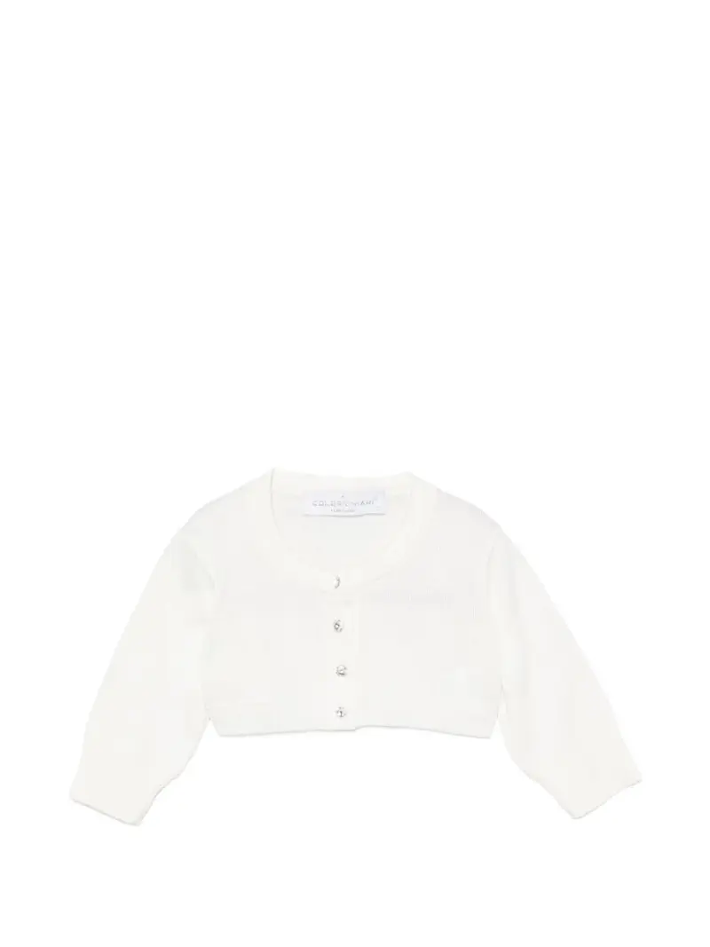 Cardigan crema per neonata