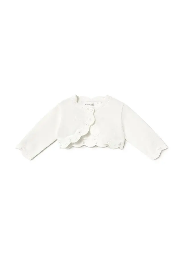 Cardigan ecru per neoanta