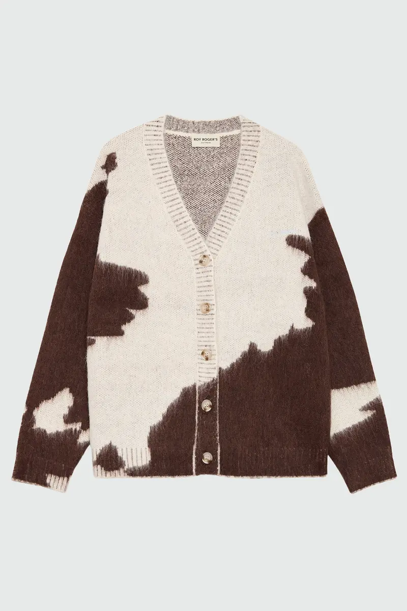 CARDIGAN IN JACQUARD PONY