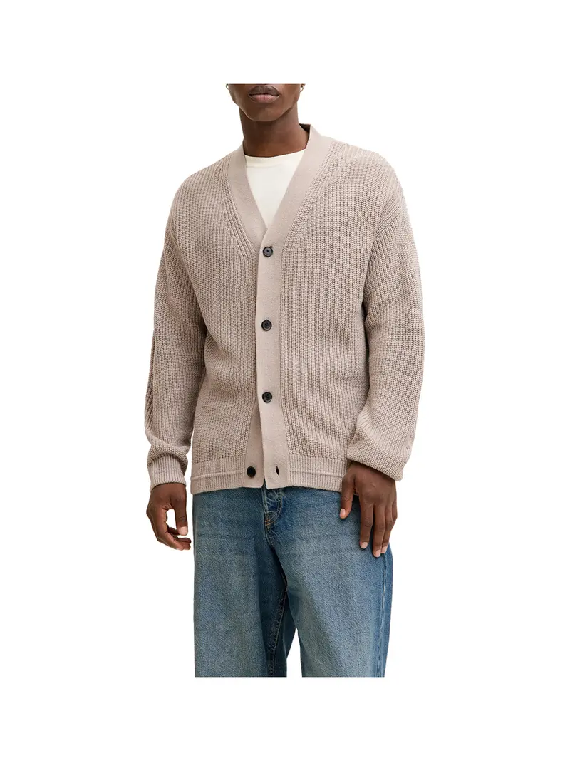 Cardigan Jack&Jones Jjconnor Knit V-Neck - Beige