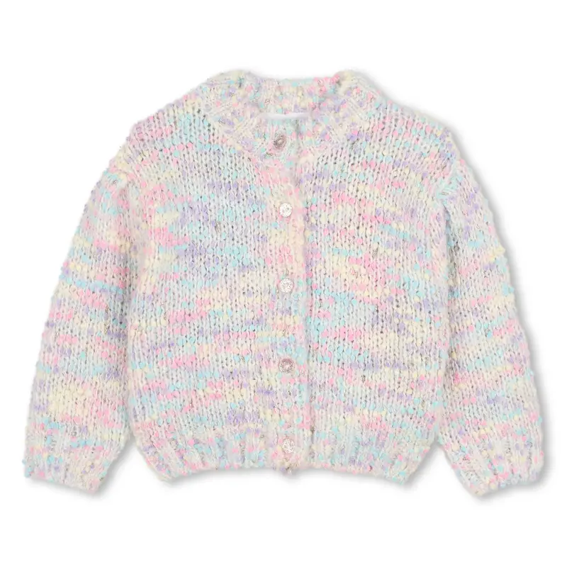 Cardigan multicolor per neonata