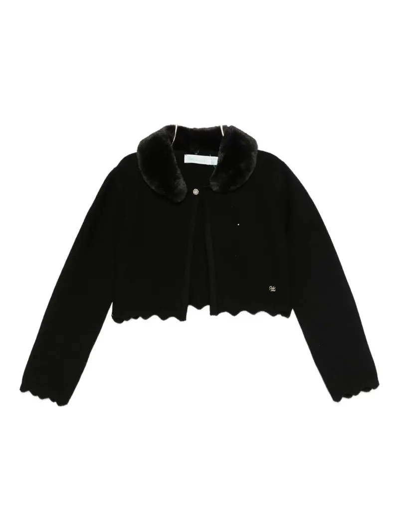 Cardigan nera per bambina