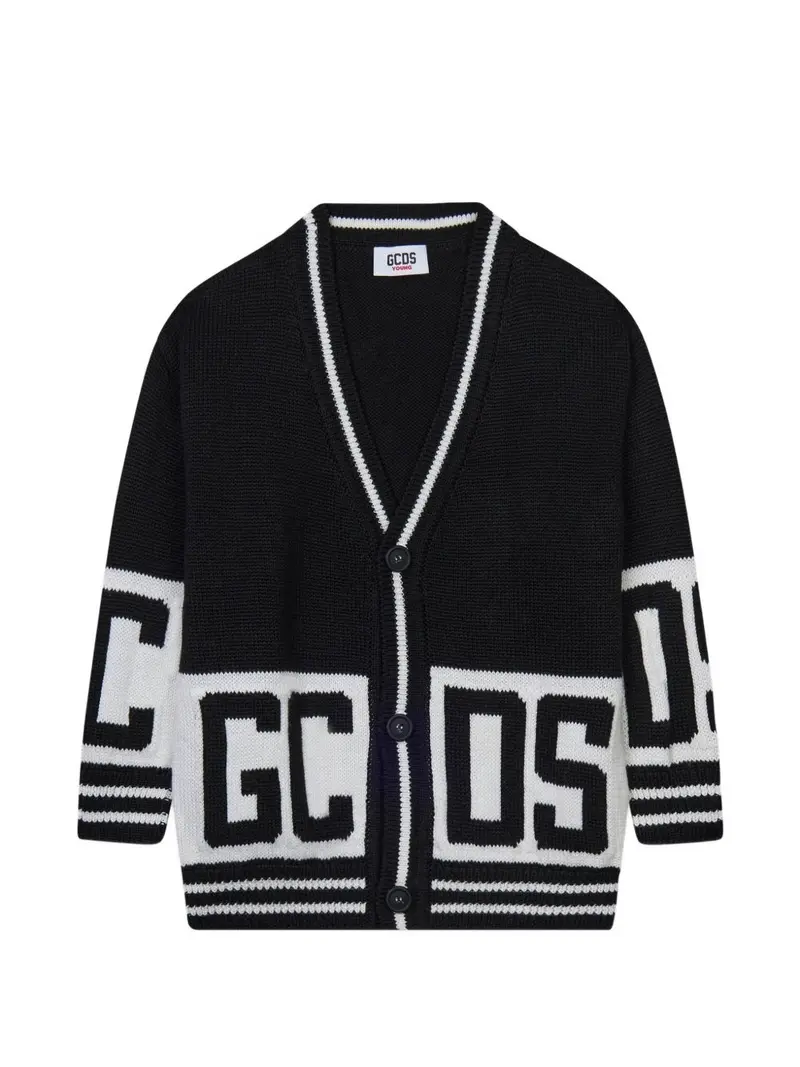Cardigan nero/bianco per bambino