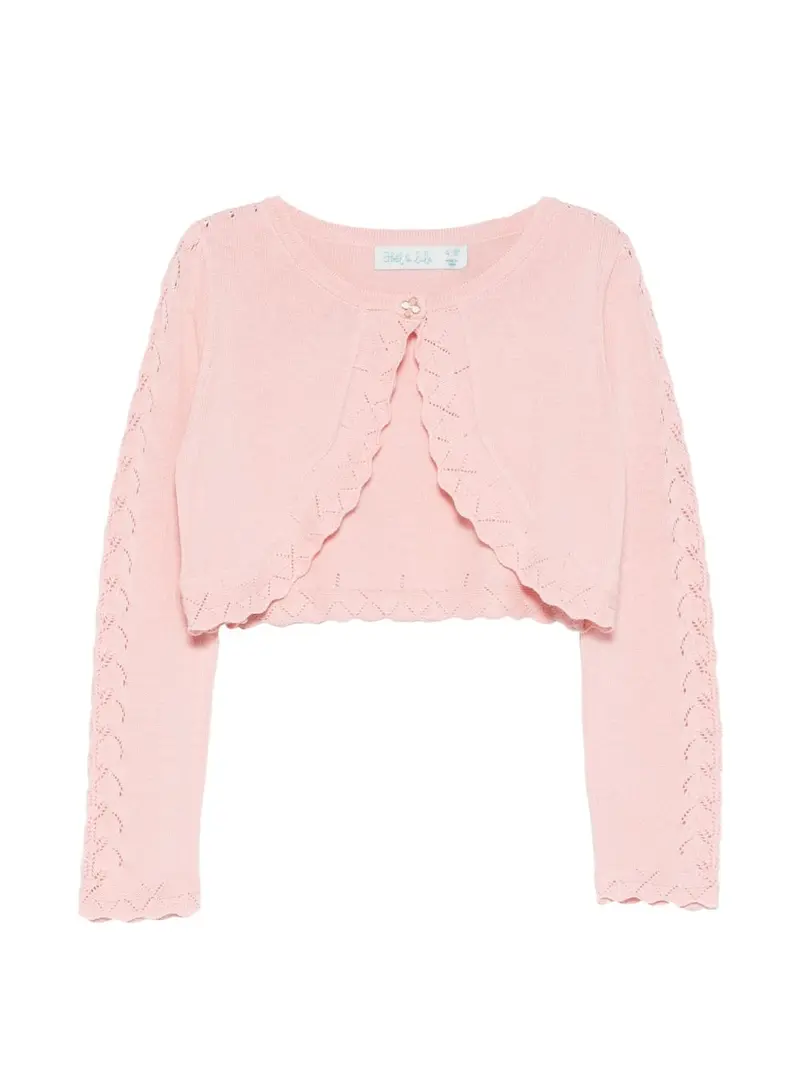 Cardigan rosa per bambina