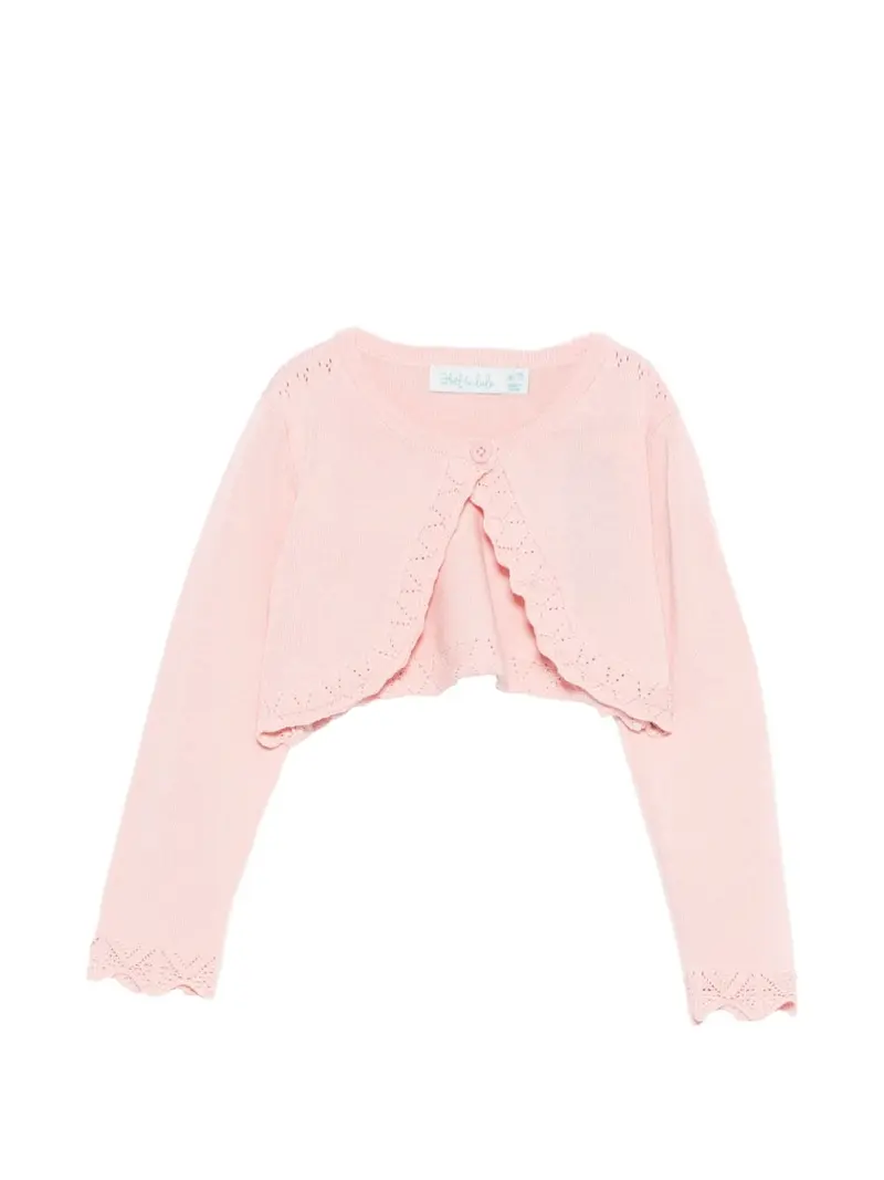 Cardigan rosa per neonata