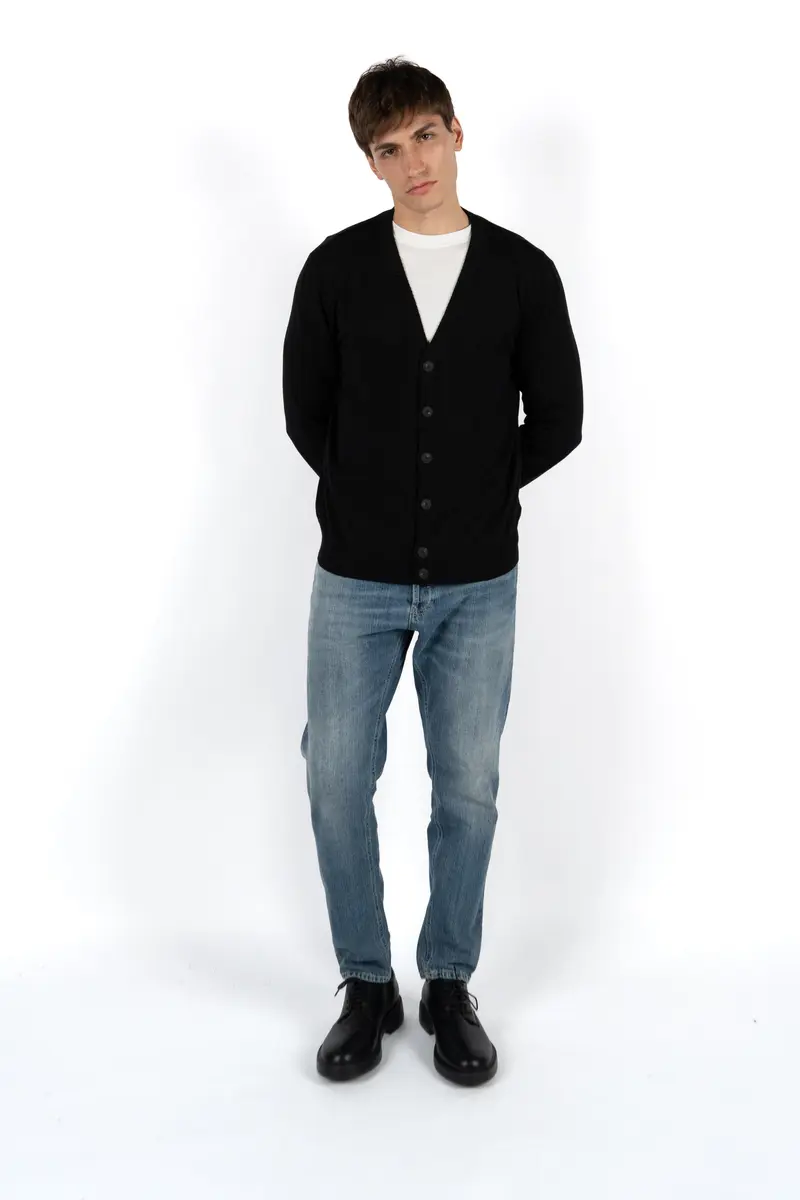 Cardigan scollo a V