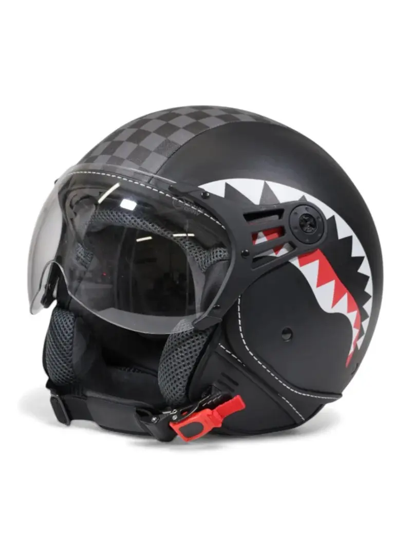 Casco Sprayground x Acerbis grigio open face