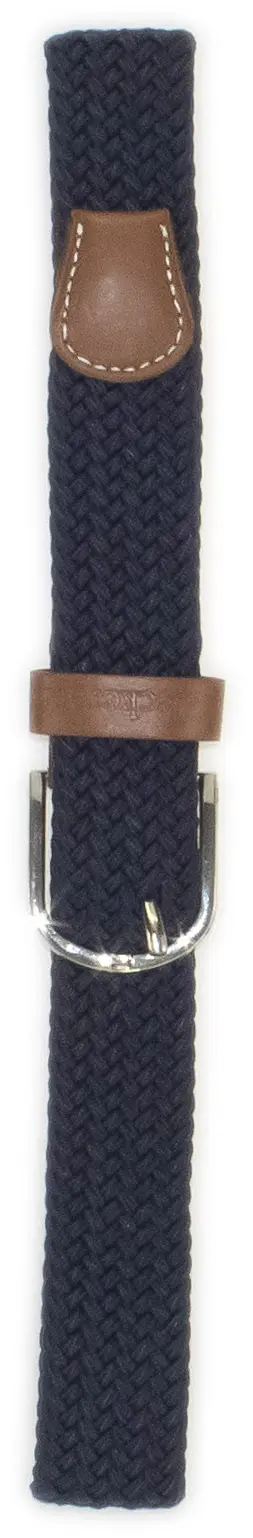 Cintura blu navy/marrone per bambino