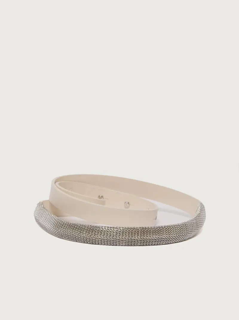 cintura fibbia monile metal