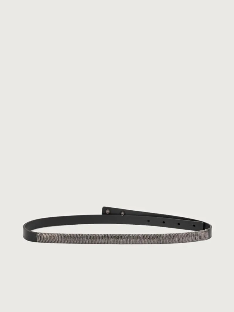 cintura fibbia monile metal