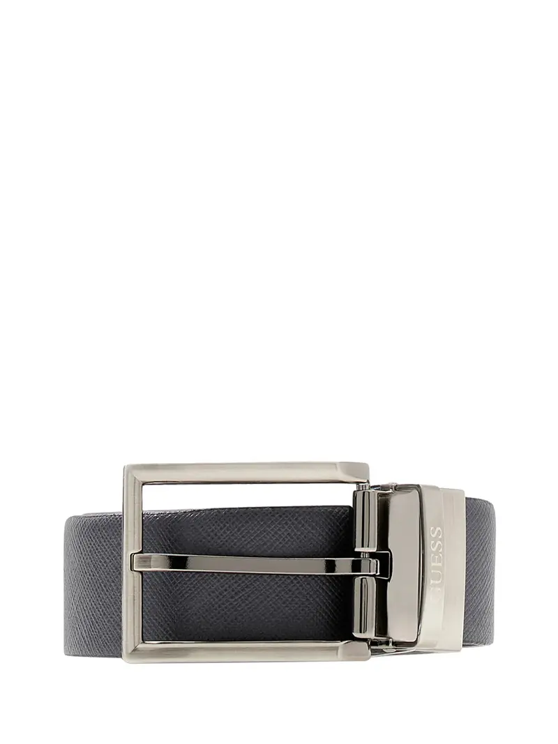 Cintura Guess Saffiano Genuine Leather - Antracite