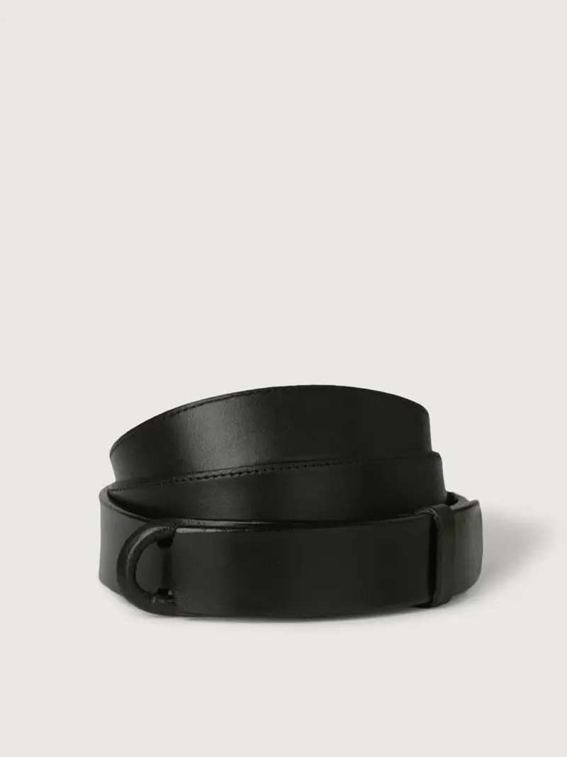 cintura nobuckle pelle