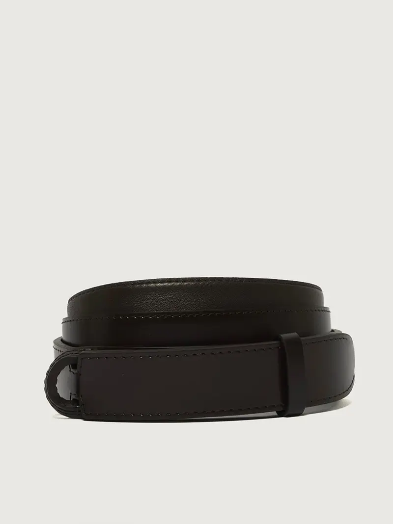 cintura nobuckle pelle