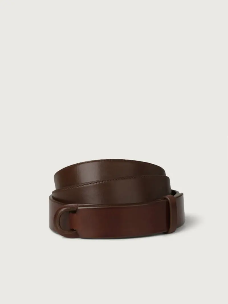cintura nobuckle pelle