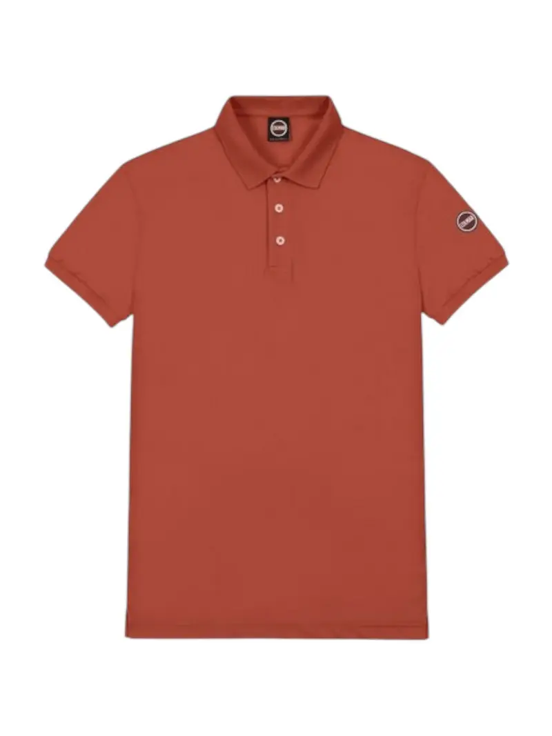 COLMAR Polo Uomo  7646 4SH 712 MARRONE BURNT