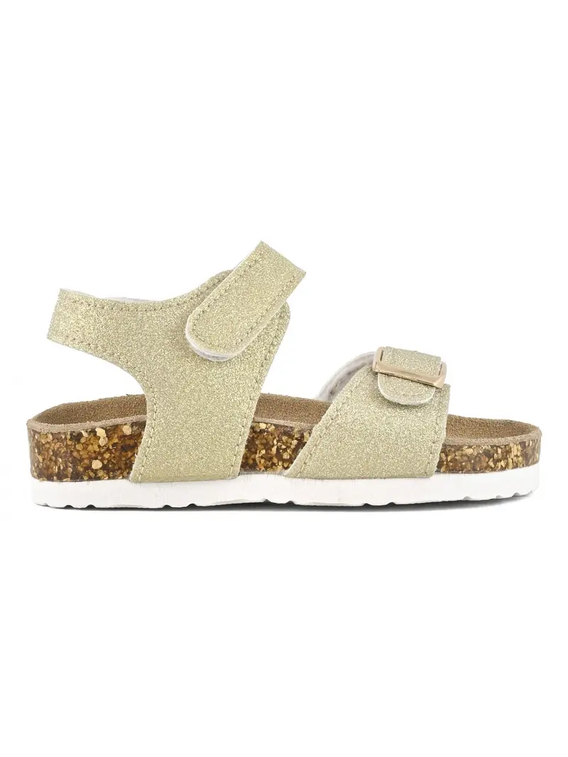 Colors Of California Ciabatta Bambine e ragazze Bio sandal microglitter - HC.3204 GOL