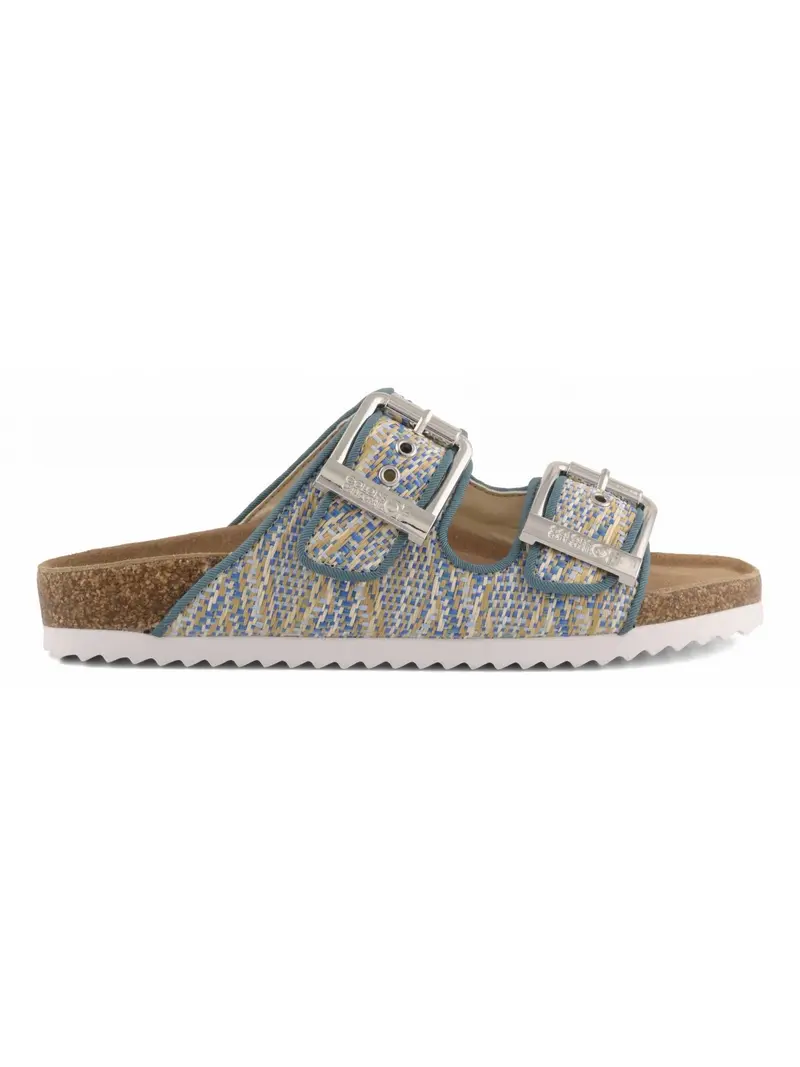 Colors Of California Sandalo Donna Sandal multicolor raffia - HC.BIO609 SEA