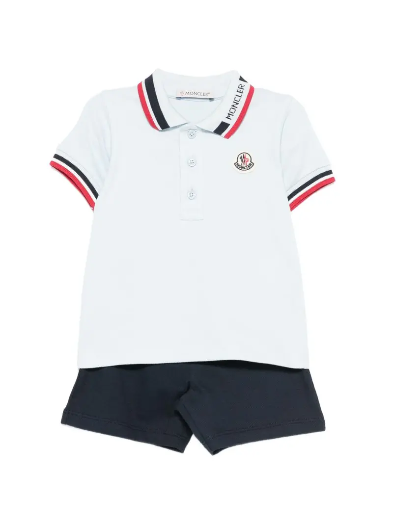 Completo azzurro/blu navy per neonato