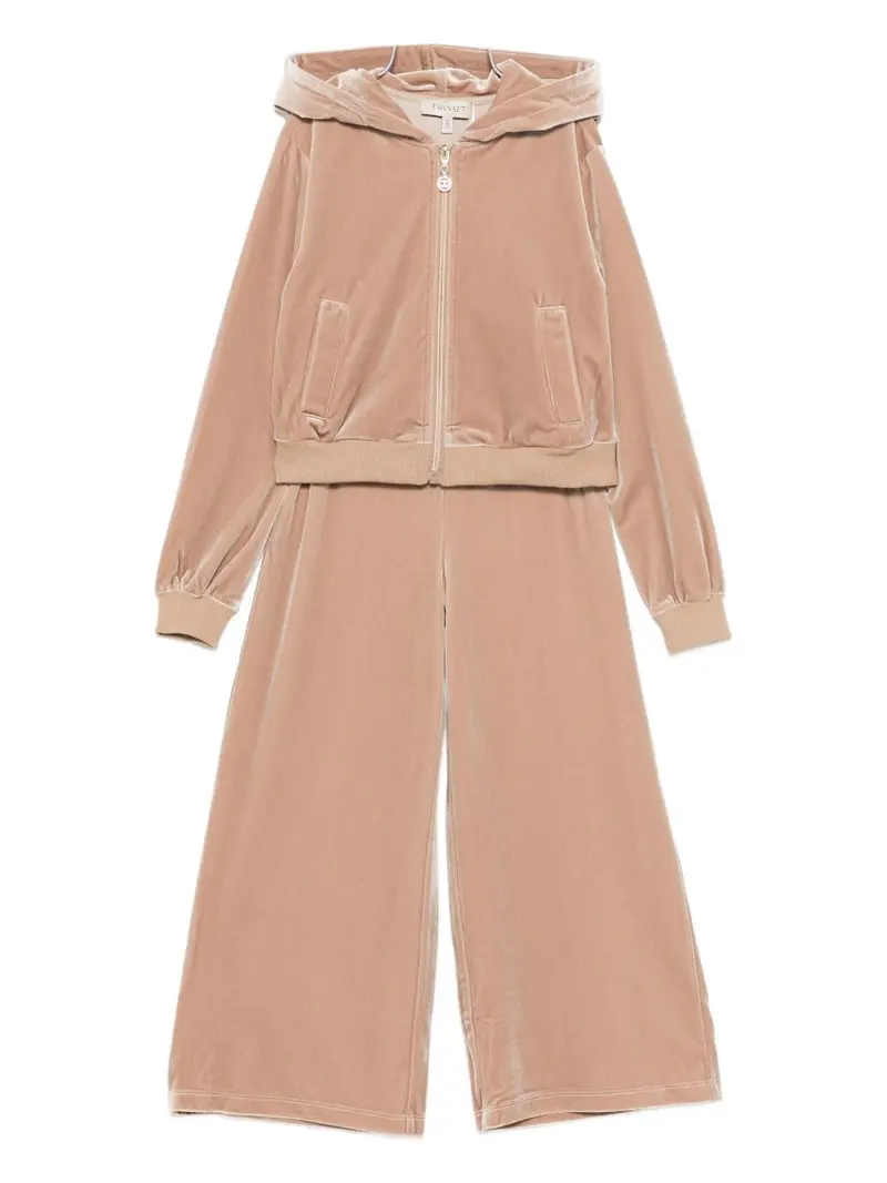 Completo beige per bambina