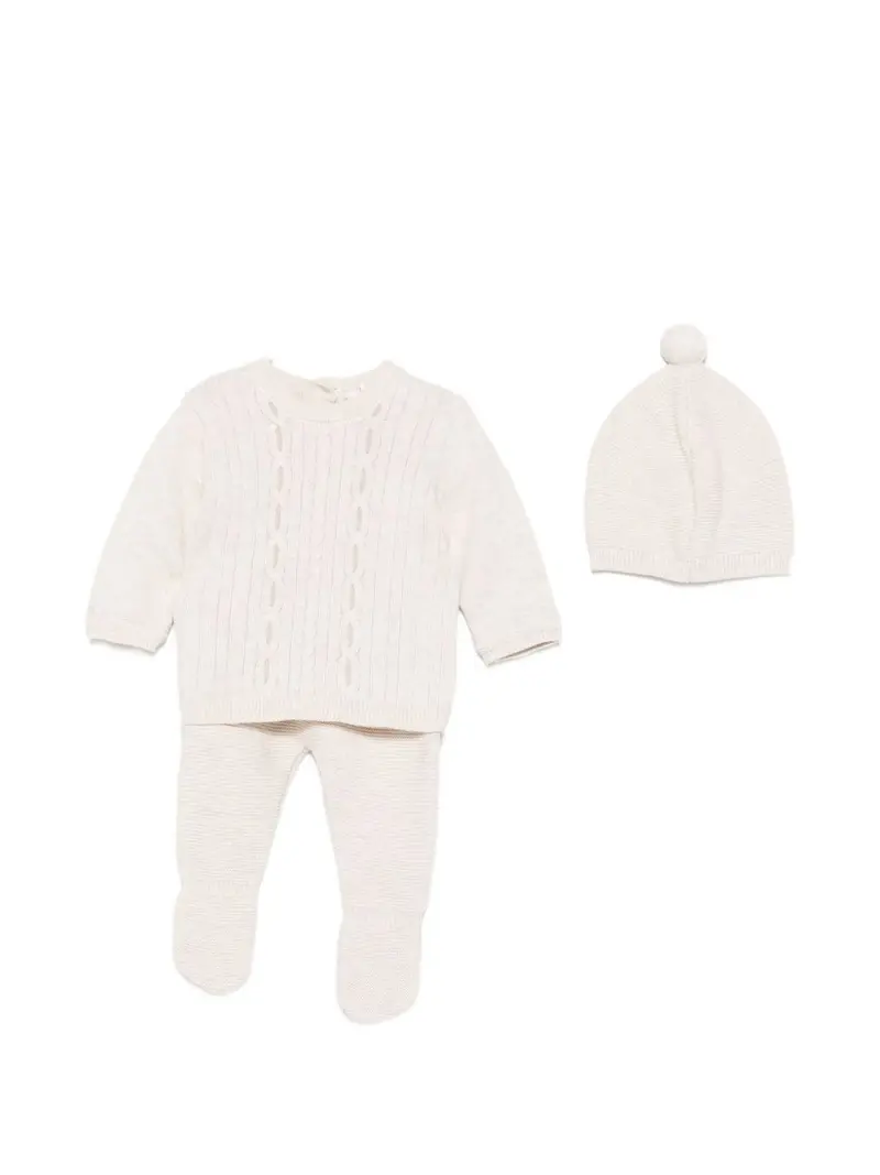 Completo beige per neonato