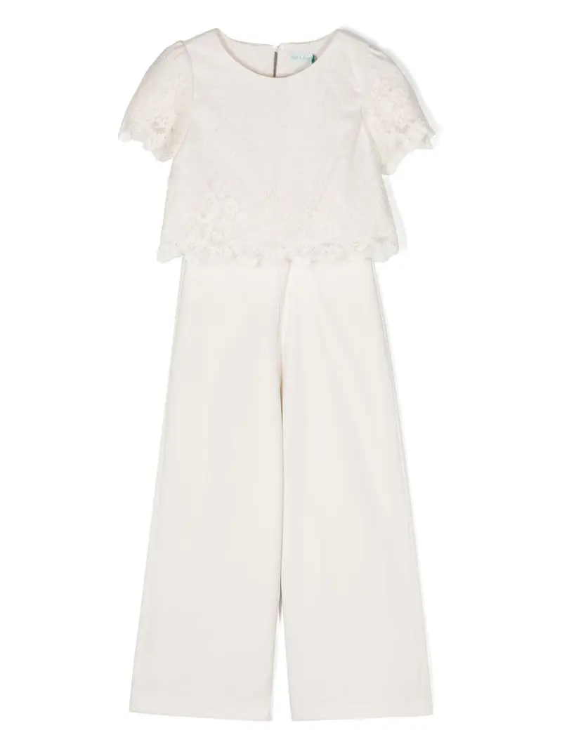 Completo bianco per bambina