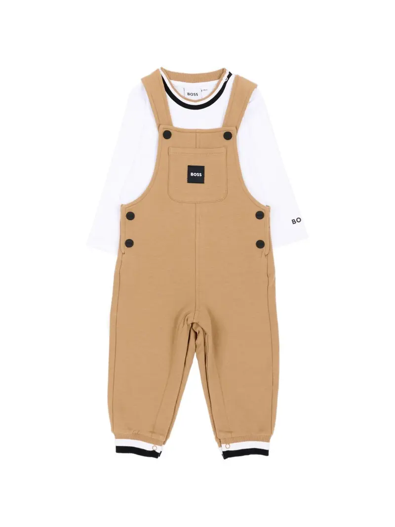 Completo biscotto/bianco per neonato