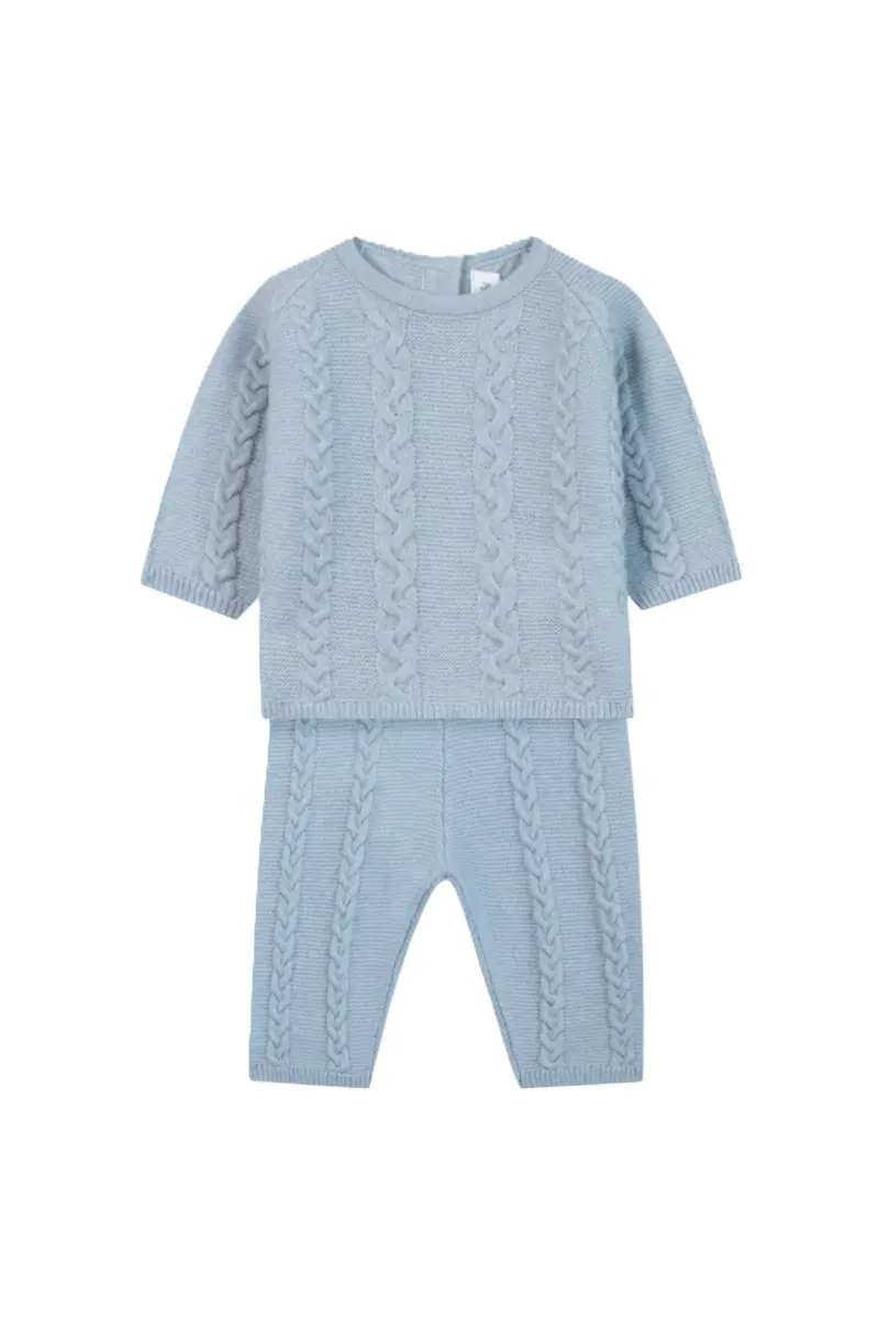 Completo blu glace per neonato