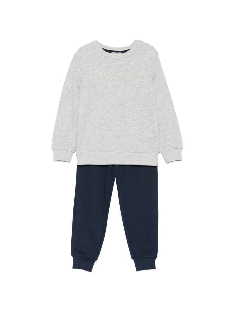 Completo grigio/blu navy per neonato