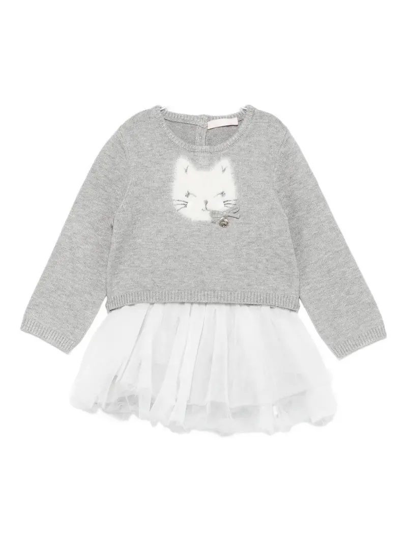 Completo grigio per neonata