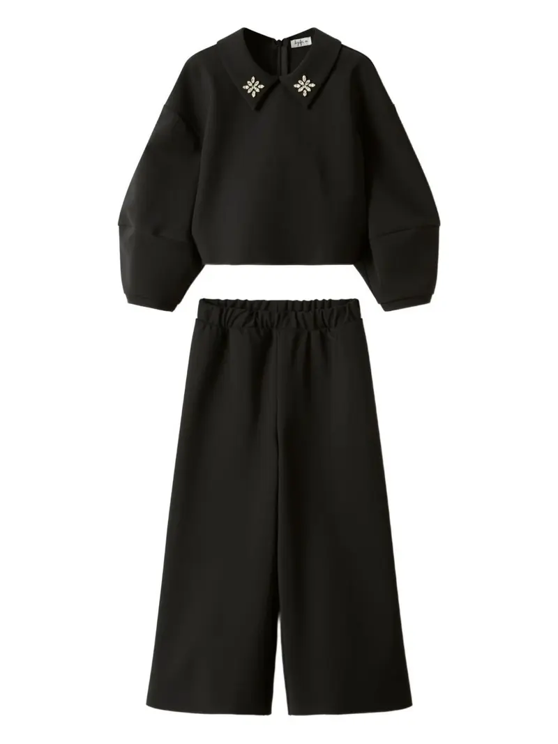 Completo nero per bambina