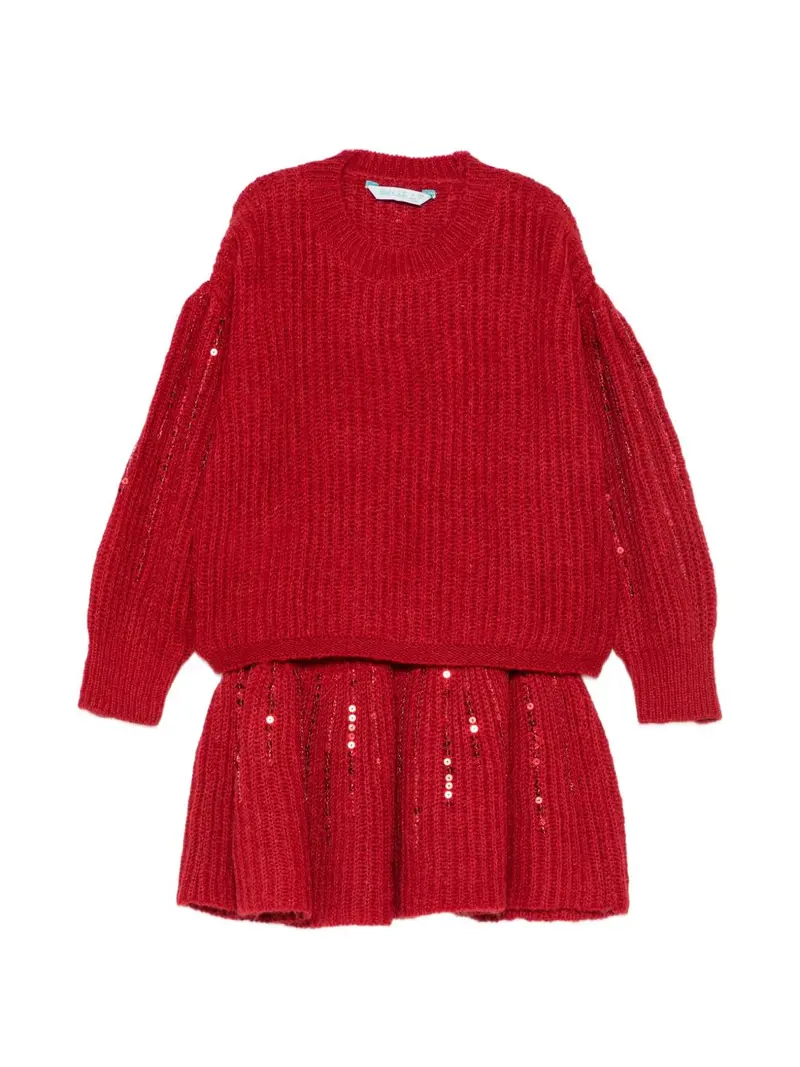 Completo rosso per bambina
