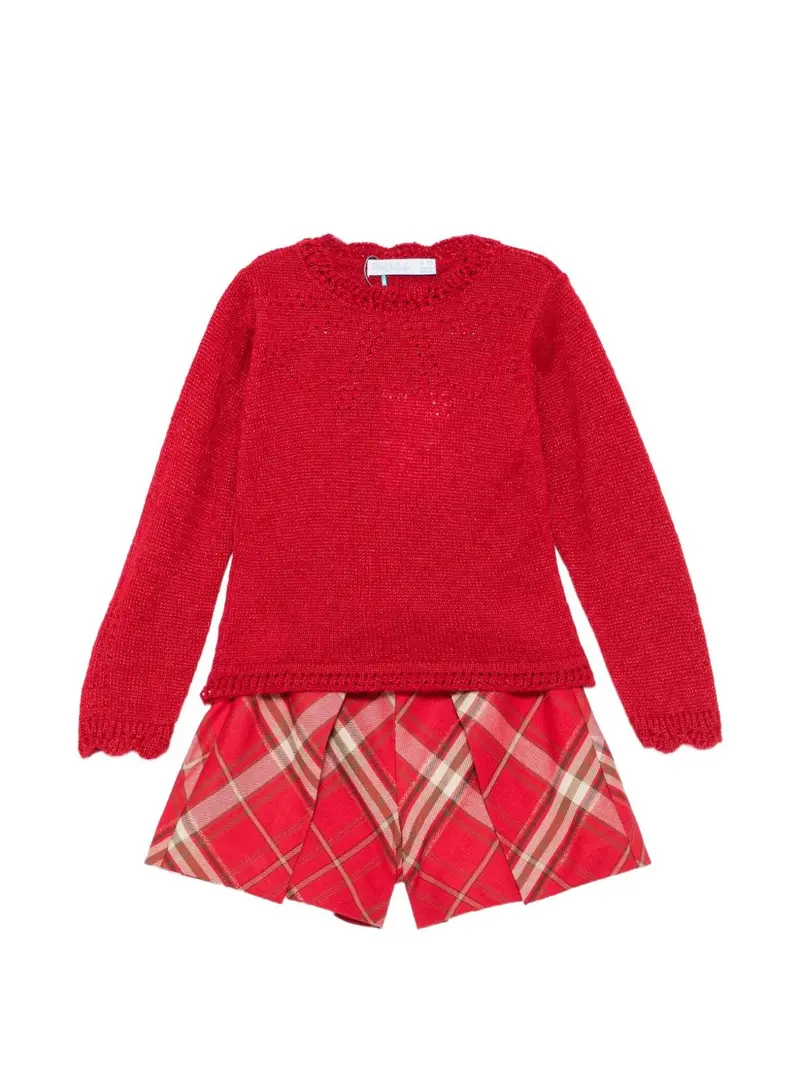 Completo rosso per bambina