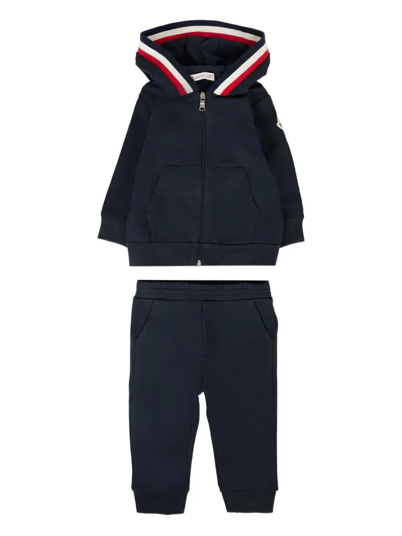 Completo sportivo blu navy per neonato
