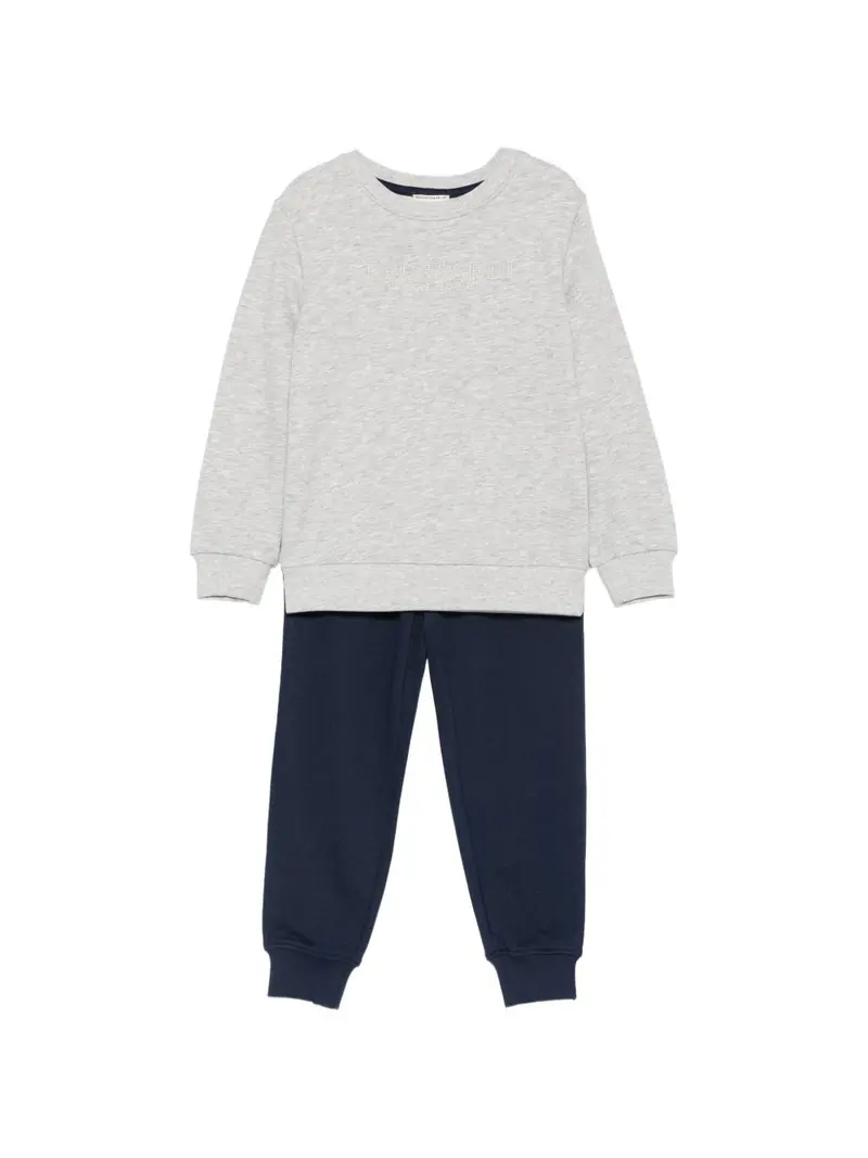Completo sportivo grigio/blu per bambino