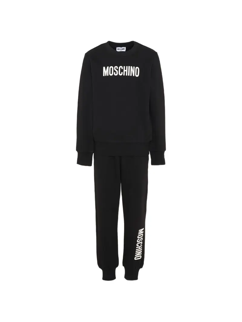 Completo sportivo nero per bambino
