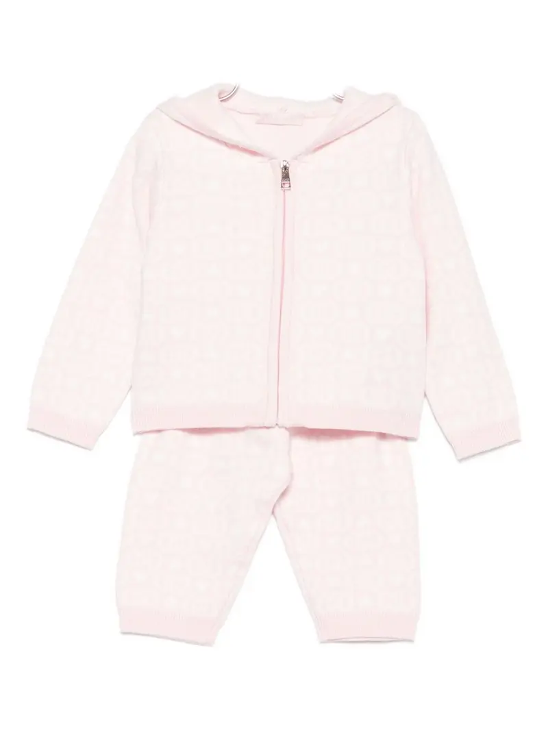 Completo sportivo rosa per neonata